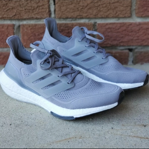 Adidas Ultraboost 21 Grey Size 10 Men